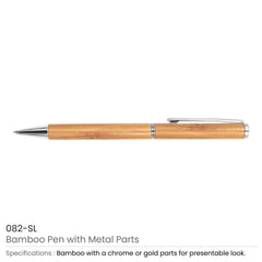 Custom Printed Promotional Bamboo Pens | Exhibitions, Conferences, Corporate Events | Yalla Printing UAE