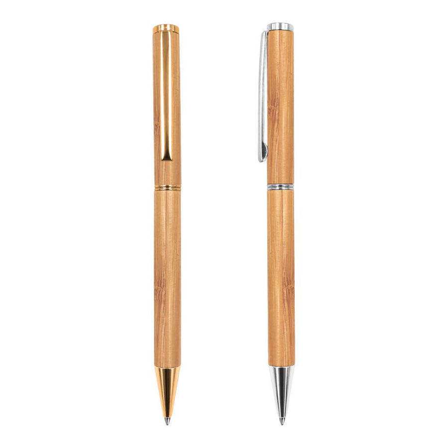 Custom Printed Promotional Bamboo Pens - Bamboo | Logo Branding Corporate Gift | UAE Delivery | Yalla Printing UAE