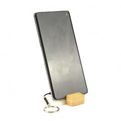 Custom Printed Bamboo Phone Stand Keychain - Bamboo | Exhibitions, Conferences, Corporate Events | Yalla Printing UAE