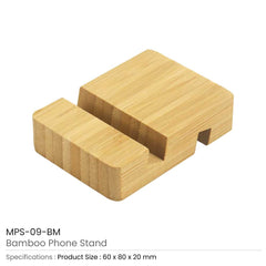 Custom Printed Bamboo Phone Stands - Bamboo | Exhibitions, Conferences, Corporate Events | Yalla Printing UAE