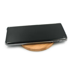 Bamboo 10W Wireless Charging Pads | Corporate Tech Gift – Yalla Printing UAE