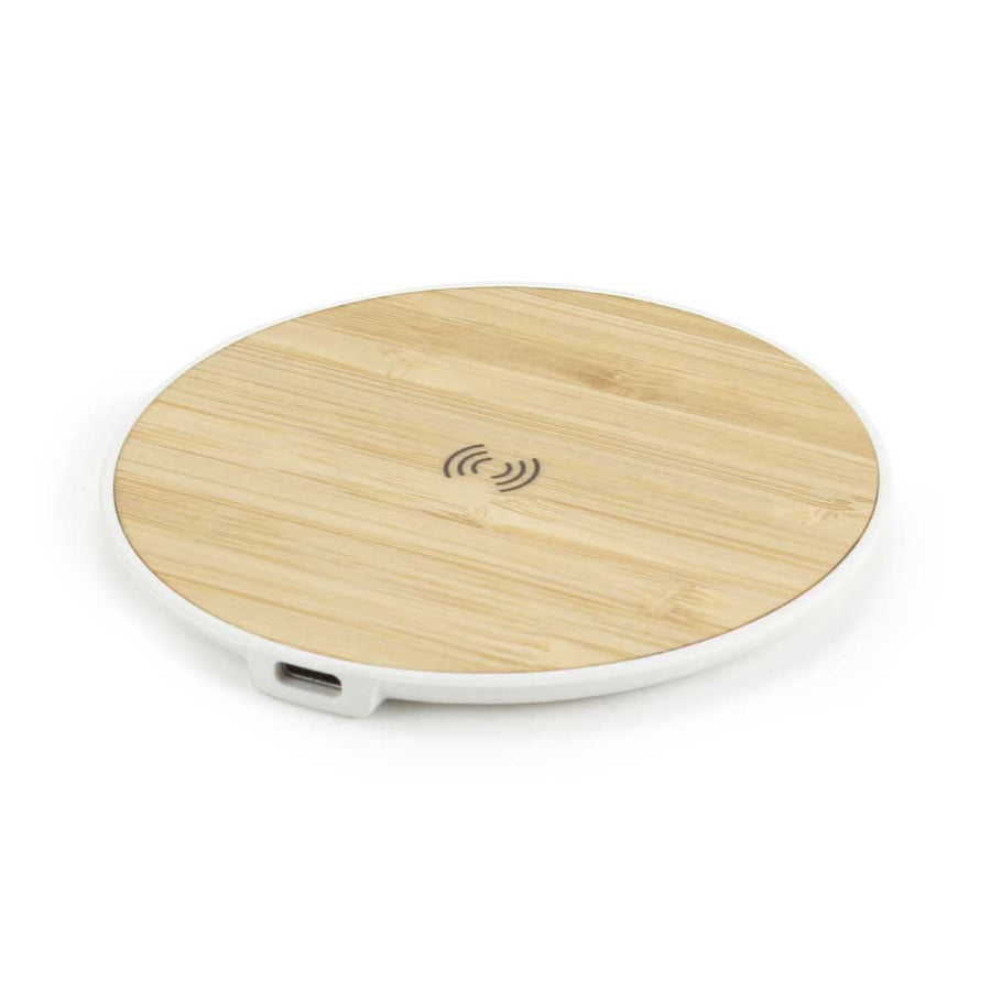 Custom Printed Bamboo Wireless Charging Pads - Bamboo | Exhibitions, Conferences, Corporate Events | Yalla Printing UAE