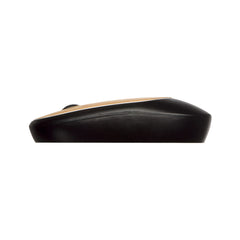 Custom Printed Bamboo Wireless Mouse In Black Color - Bamboo | Logo Branding Corporate Gift | UAE Delivery | Yalla Printing UAE