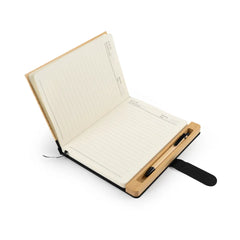 Bamboo Pens – Bamboo and rPET Notebooks with Pen , A5 , Bookmark & Magnetic Clasp | Custom Packaging Printing | Free Design Support | Yalla Printing UAE