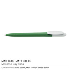 Custom Printed Maxema Bay Pens Colored Barrel | Logo Branding Corporate Gift | UAE Delivery | Yalla Printing UAE