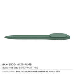 Custom Printed Recycled Pens Maxema Bay | Logo Branding Corporate Gift | UAE Delivery | Yalla Printing UAE