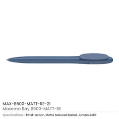 Custom Printed Recycled Pens Maxema Bay | Logo Branding Corporate Gift | UAE Delivery | Yalla Printing UAE