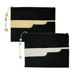 Laptop Bags – Laptop Sleeve Zipper Pouch with Tassel and Arabic Bisht Design Embroidery | Custom Packaging Printing | Free Design Support | Yalla Printing UAE