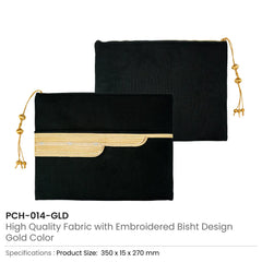 Laptop Bags – Laptop Sleeve Zipper Pouch with Tassel and Arabic Bisht Design Embroidery | Custom Packaging Printing | Free Design Support | Yalla Printing UAE