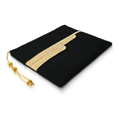 Custom Printed Laptop Sleeve Zipper Pouch With Tassel And Arabic Bisht Design Embroidery | Custom Branded Bag | UAE Delivery | Yalla Printing UAE