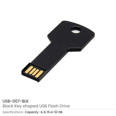 Custom Printed Key Shaped USB Flash Drives | Logo Branding Corporate Gift | UAE Delivery | Yalla Printing UAE