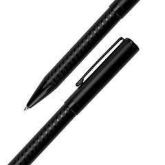 Black Metal Pens with Spiral Design Barrel | Custom Packaging Printing | Free Design Support | Yalla Printing UAE