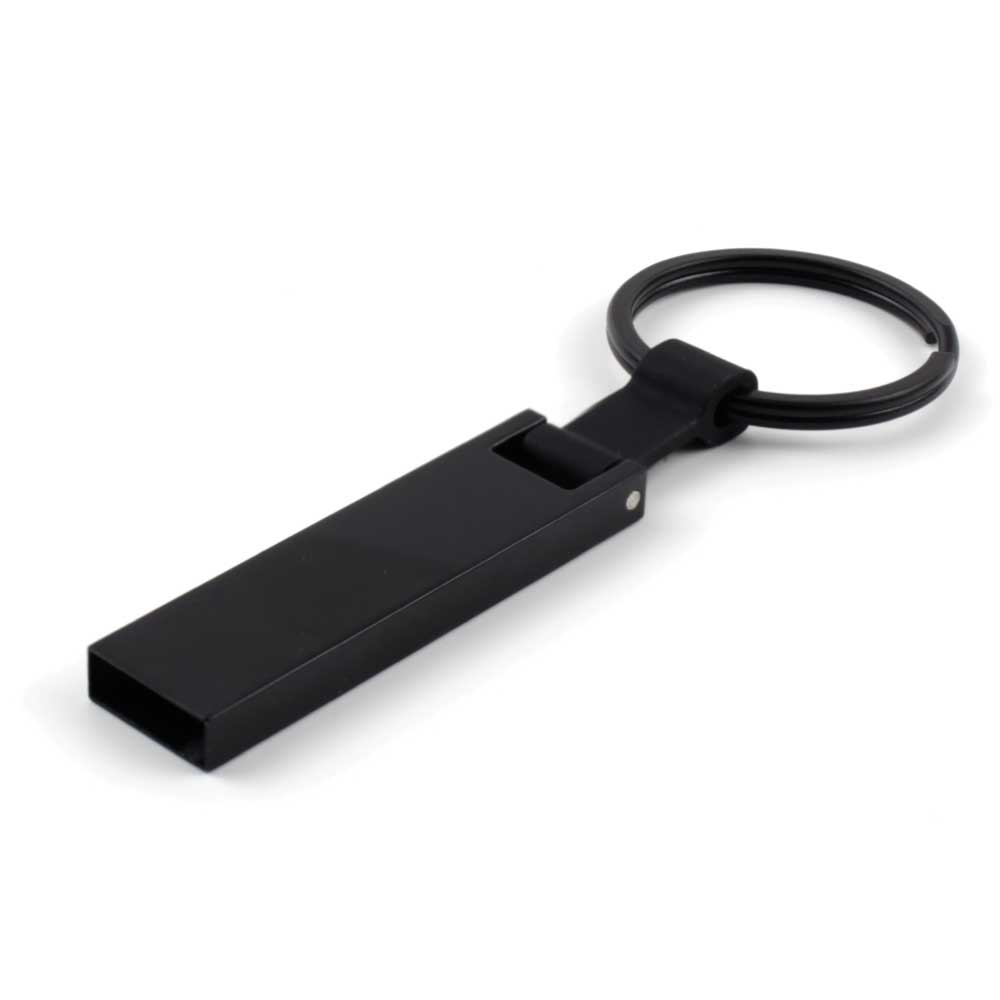 Custom Printed Black Metal USB With Key Holder - Stainless Steel | Exhibitions, Conferences, Corporate Events | Yalla Printing UAE