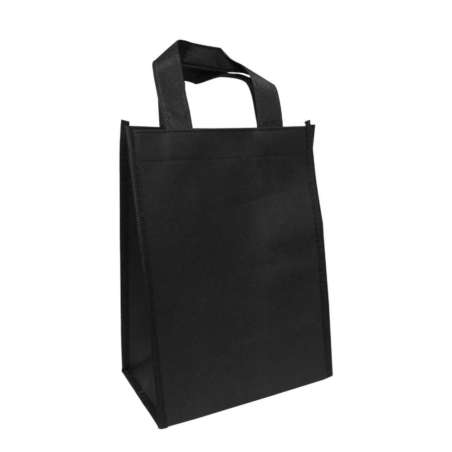 A5 Black Non Woven Shopping Bags | Logo Branding Bag – Yalla Printing UAE