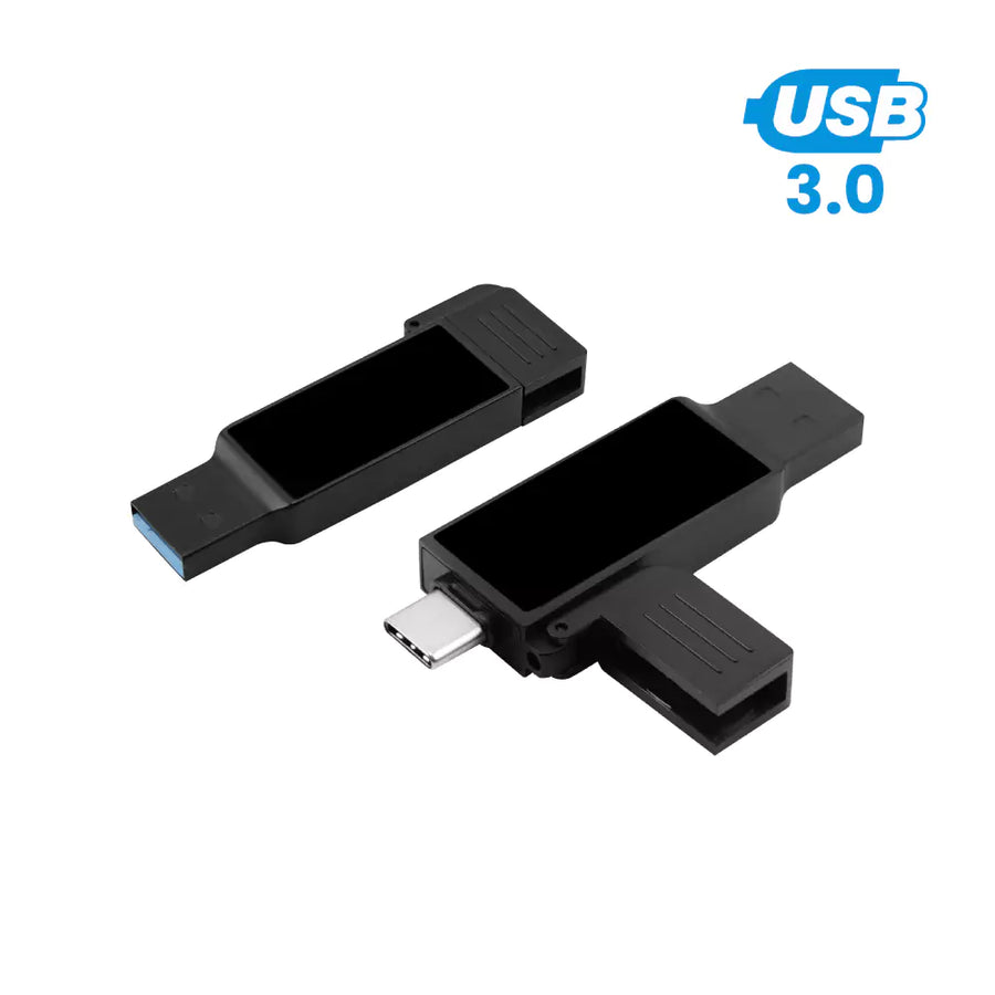 USB Drives – OTG USB with LED Logo 32GB V. 3.0 Type C | Corporate Gifts & Promotions – Yalla Printing UAE
