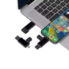 Custom Printed Otg USB With LED Logo 32Gb V. 3.0 Type C | Logo Branding Corporate Gift | UAE Delivery | Yalla Printing UAE