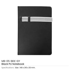 Custom Printed A5 Size Notebooks With Pen And Mobile Holder | Logo Branding Corporate Gift | UAE Delivery | Yalla Printing UAE