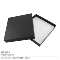 Custom Printed Black Packaging Box - Cardboard / Corrugated Board | Exhibitions, Conferences, Corporate Events | Yalla Printing UAE