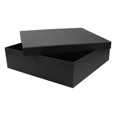 Custom Printed Black Plain Gift Box Size XXL Cardboard Material - Cardboard / Corrugated Board | Custom Packaging Printing | Free Design Support | Yalla Printing UAE
