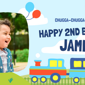 Blue, Red, and Yellow Cars & Construction Birthday Banner for Kids and Toddlers - Exciting Party Decor - Yalla Printing