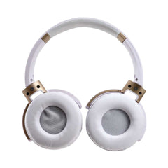 Custom Printed Bluetooth Headphone With Bamboo Touch - Bamboo With Portable Structure | Logo Branding Corporate Gift | UAE Delivery | Yalla Printing UAE