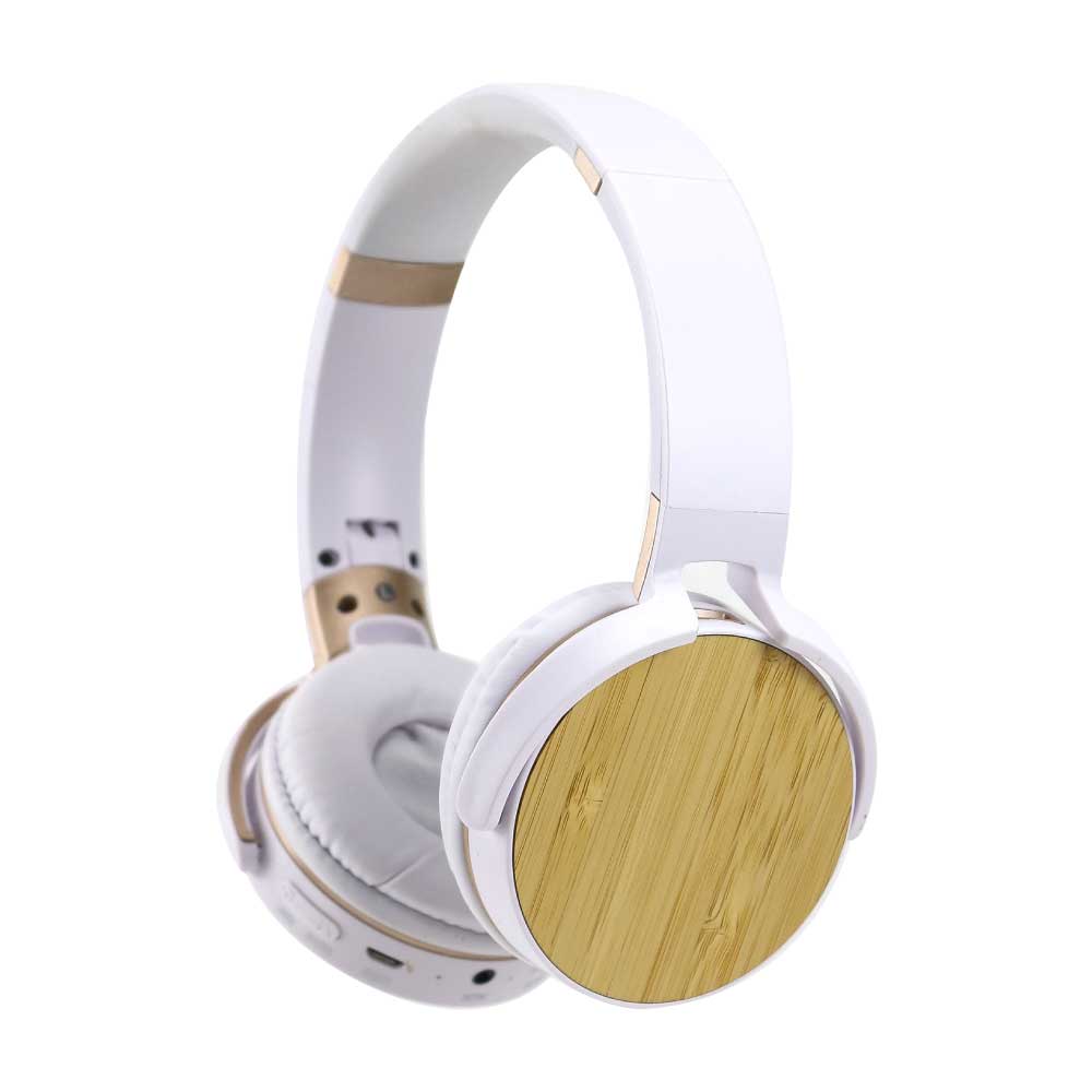 Bluetooth Headphone with Bamboo Touch – Yalla Printing UAE