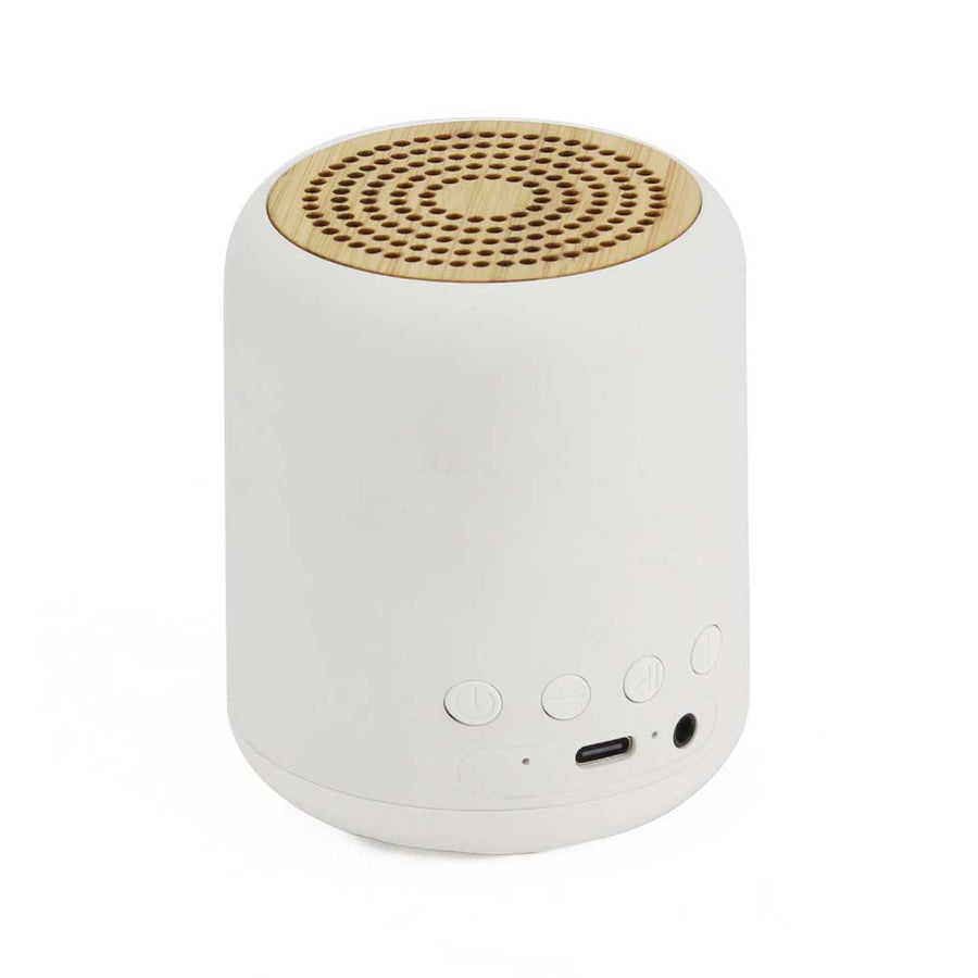 Custom Printed Eco - Friendly Bluetooth Speakers V5.1 - Bamboo | Exhibitions, Conferences, Corporate Events | Yalla Printing UAE