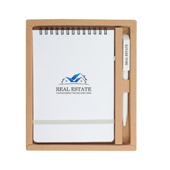 Custom Printed Antibacterial Gift Sets With Notepad And Pen | Logo Branding Corporate Gift | UAE Delivery | Yalla Printing UAE