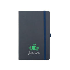 Custom Printed Appeel A5 Pu Notebooks With Elastic Band Pen Loop Bookmark | Logo Branding Corporate Gift | UAE Delivery | Yalla Printing UAE