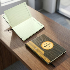 Arabic Bisht Style Notebooks — A5 Hard Cover With Elastic Band, Bookmark & Pen Holder | Logo Branding Corporate Gift | UAE Delivery | Yalla Printing UAE