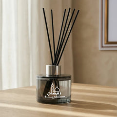 Custom Printed Aroma Reed Diffuser With Kashmir Wood Scent 100Ml & 6 Pcs Sticks | Logo Branding Corporate Gift | UAE Delivery | Yalla Printing UAE