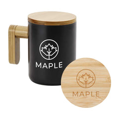 Custom Printed Black Ceramic Coffee Mugs - Ceramic | Logo Branding Corporate Gift | UAE Delivery | Yalla Printing UAE