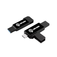 OTG USB with LED Logo 32GB V. 3.0 Type C