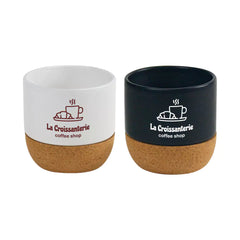 Caps & Headwear – Ceramic Cup with Cork Base 6 oz Matte Finish | Restaurant & Takeaway Branding – Yalla Printing UAE