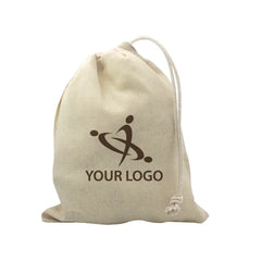 Cotton Pouch Bags with Drawstring | Logo Branding Bag – Yalla Printing UAE