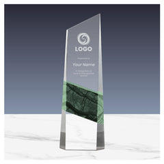 Custom Printed Vertical Crystal & Marble Awards In Box | Custom Packaging Printing | Free Design Support | Yalla Printing UAE