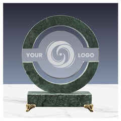 Custom Printed Round Crystal & Marble Awards In Box | Custom Packaging Printing | Free Design Support | Yalla Printing UAE