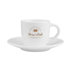 Custom Printed Sublimation Cup And Saucer - Ceramic | Logo Branding Corporate Gift | UAE Delivery | Yalla Printing UAE
