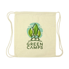 Cotton Canvas Drawstring Bags 145 GSM | Custom Packaging Printing | Free Design Support | Yalla Printing UAE