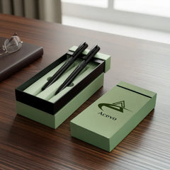 Custom Printed Dual Pen Box Slide To Open In Hard Cardboard Material - Cardboard / Corrugated Board | Custom Packaging Printing | Free Design Support | Yalla Printing UAE