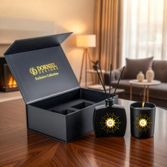 Exclusive Collection Giftset Aroma Diffuser and Scented Candle | Custom Packaging Printing | Free Design Support | Yalla Printing UAE
