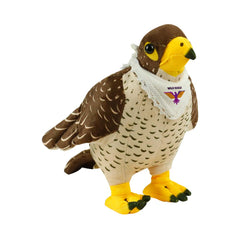 Custom Printed Falcon Plush Toys With White Scarf For Branding 22 CM | Logo Branding Corporate Gift | UAE Delivery | Yalla Printing UAE