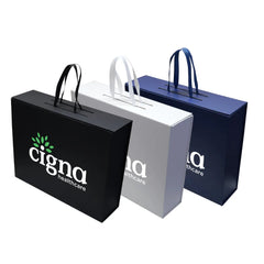 Custom Printed Foldable Gift Box With Magnetic Closure & Ribbon Handle 250M | Custom Packaging Printing | Free Design Support | Yalla Printing UAE