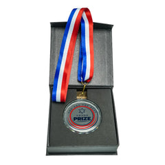 Custom Printed Glass Medals With Ribbon And Box | Exhibitions, Conferences, Corporate Events | Yalla Printing UAE
