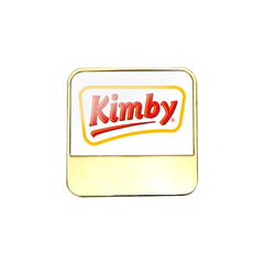 Custom Printed Square Metal Badges with Butterfly Clutch | Corporate Award & Recognition Gift | UAE Delivery | Yalla Printing UAE