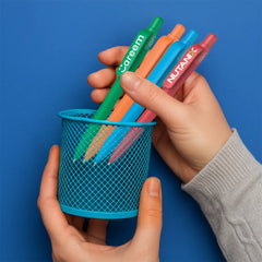 Custom Printed Maxema Kind RPET Pens, Matte Solid Color - Eco - Friendly RPET | Logo Branding Corporate Gift | UAE Delivery | Yalla Printing UAE