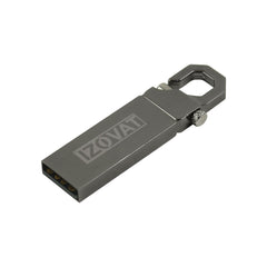 Custom Printed Metal Hook USB Flash Drives - Stainless Steel With Portable Structure - Stainless Steel | Custom Branded Bag | UAE Delivery | Yalla Printing UAE
