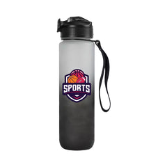 Custom Printed Motivational Time Marked Water Bottles 1000Ml | Logo Branding Corporate Gift | UAE Delivery | Yalla Printing UAE