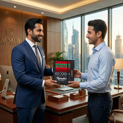 Metal Pens – Notebook and Pen Giftset in Traditional SADU Designs | Custom Packaging Printing | Free Design Support | Yalla Printing UAE