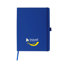 Custom Printed Pu Notebooks B5 Size With Pen Loop, Ribbon Bookmark And Elastic Band | Logo Branding Corporate Gift | UAE Delivery | Yalla Printing UAE